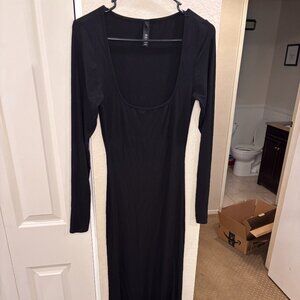Skims Black Dress